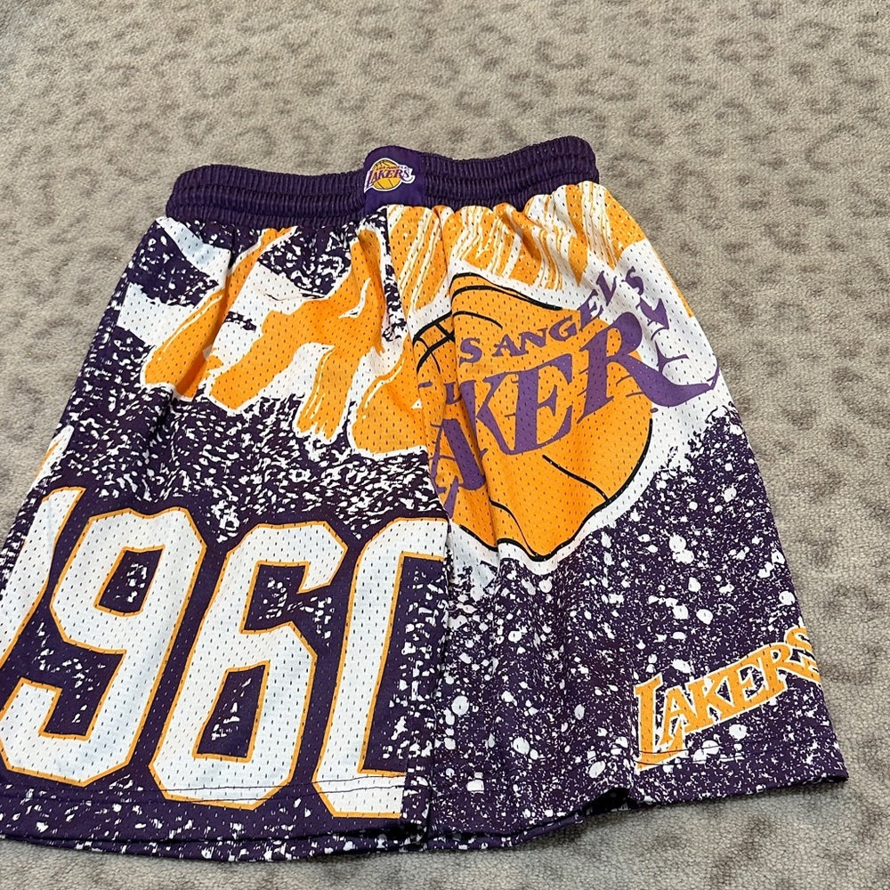 LA Lakers Hardwood classic youth shorts